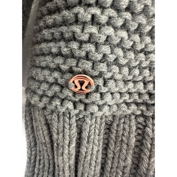 Lululemon Karma Kurmasana Knit Turtleneck Sweater Size 6 Merino Wool - Picture 8 of 11